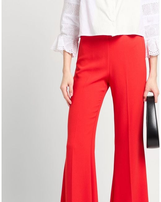 Ottod'Ame Red Pants Polyester