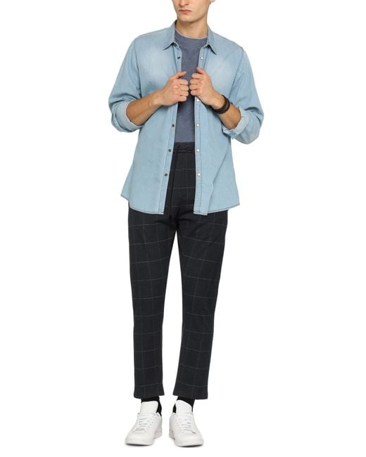 Dondup Blue Trouser for men