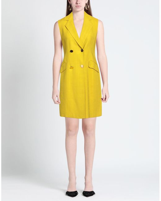 Tagliatore 0205 Yellow Mini Dress