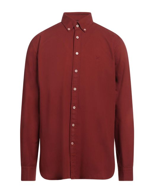 Hackett Red Shirt Cotton for men