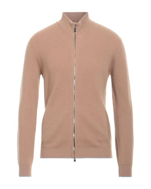 Fedeli Pink Light Cardigan Cashmere for men