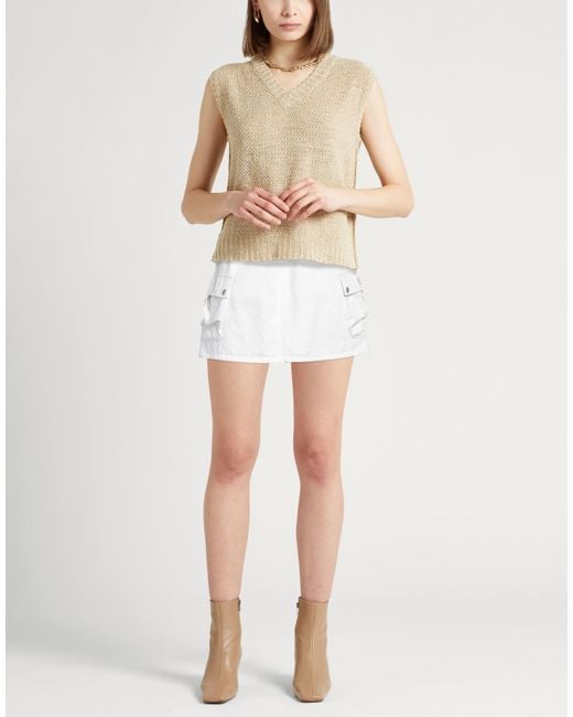 Coperni White Denim Skirt Cotton