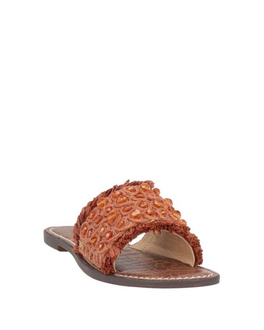 Sam Edelman Brown Tan Sandals Natural Raffia, String