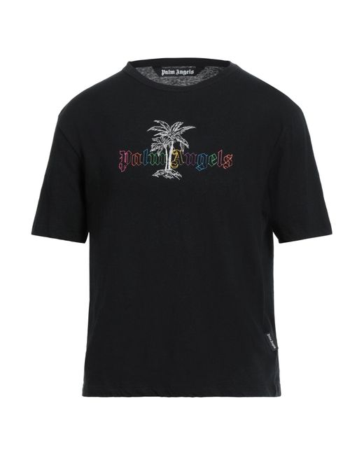 T-shirt di Palm Angels in Black da Uomo