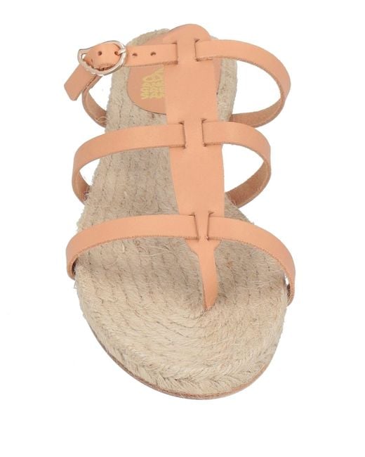 Castaner Pink Blush Thong Sandal Leather
