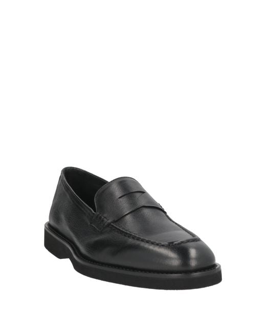 Doucal's Gray Loafers Leather for men
