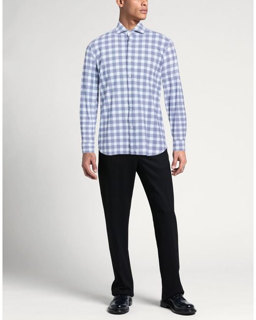 Ghirardelli Blue Next Shirt Polyamide, Elastane for men