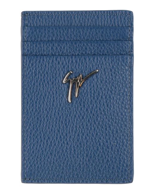 Giuseppe Zanotti Blue Cardholder for men