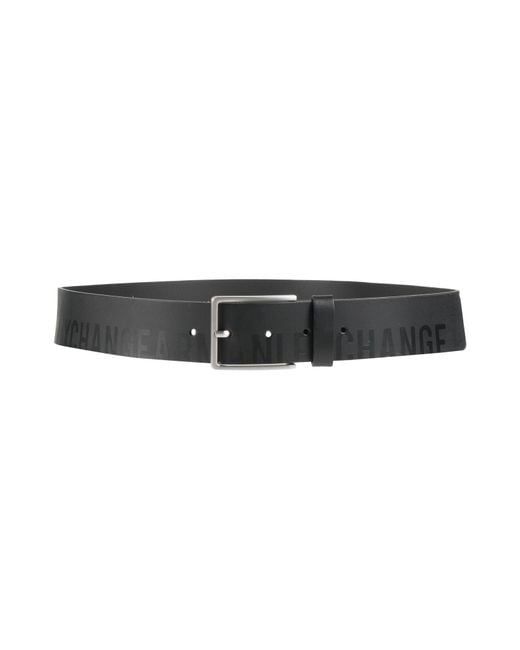 ARMANI EXCHANGE Black Belts