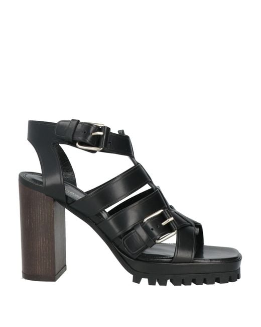 Tamara Mellon Black Sandals