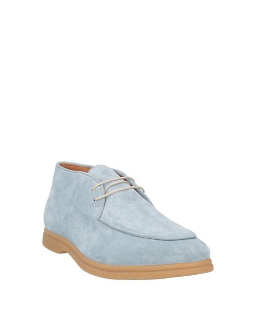 Eleventy Blue Ankle Boots for men