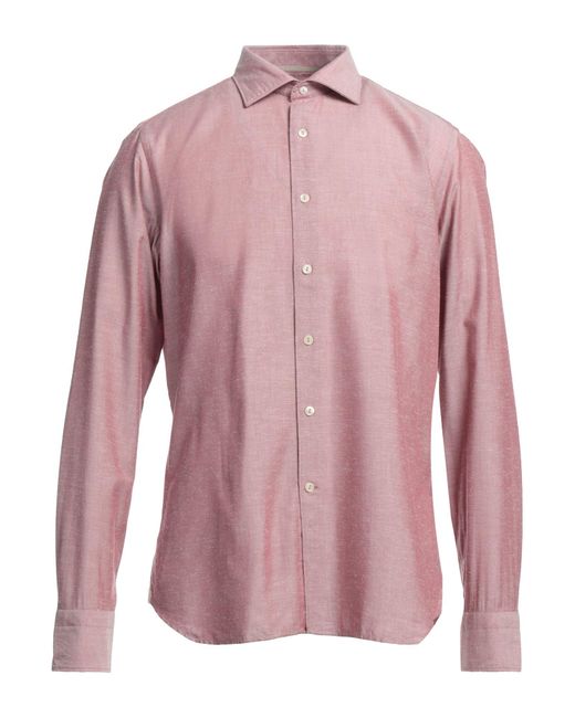 Tintoria Mattei 954 Pink Shirt for men