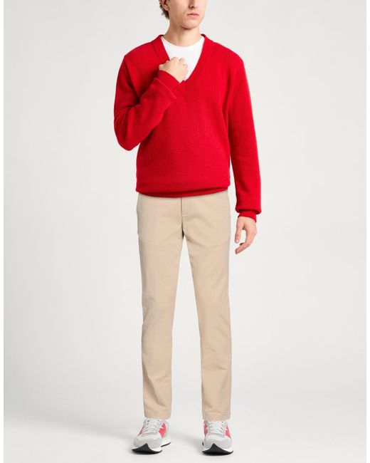 Eleventy Natural Pants Cotton, Elastane, Cashmere for men