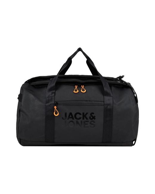 Jack & Jones Black Duffel Bags for men