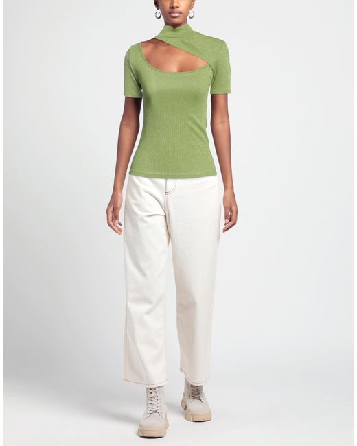 Berna Green Turtleneck