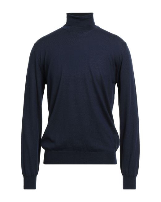 Boglioli Rollkragenpullover in Blue für Herren