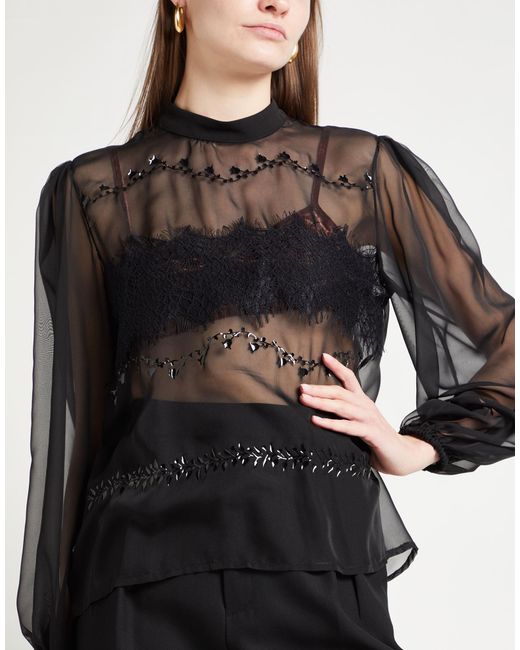 Jijil Black Top Polyester, Elastane