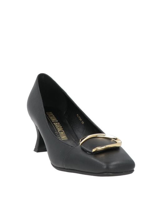 Luciano Barachini Black Pumps Leather