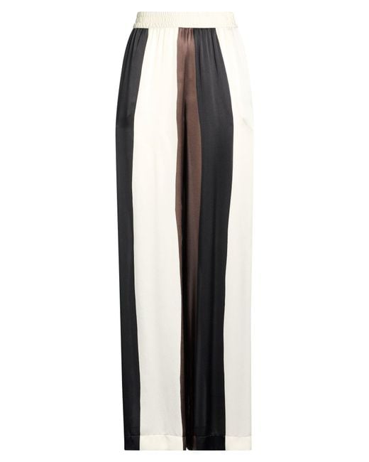 Gianluca Capannolo Black Chocolate Pants Silk