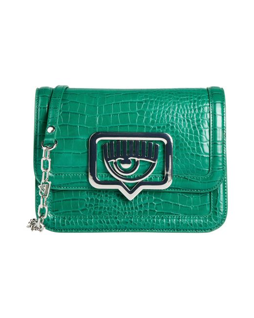 Chiara Ferragni Green Cross-Body Bags