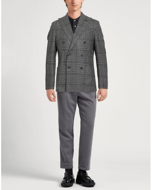 Paoloni Gray Blazers for men