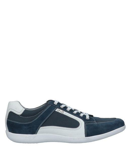 Ng Nero Giardini Leather Trainers in Dark Blue (Blue) for Men - Lyst