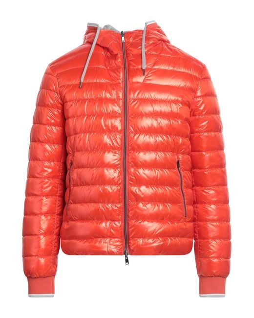Herno Red Puffer for men