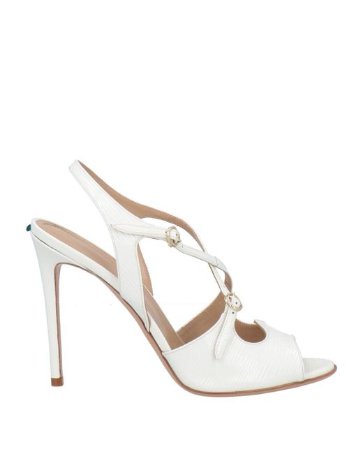 A.Bocca White Sandals