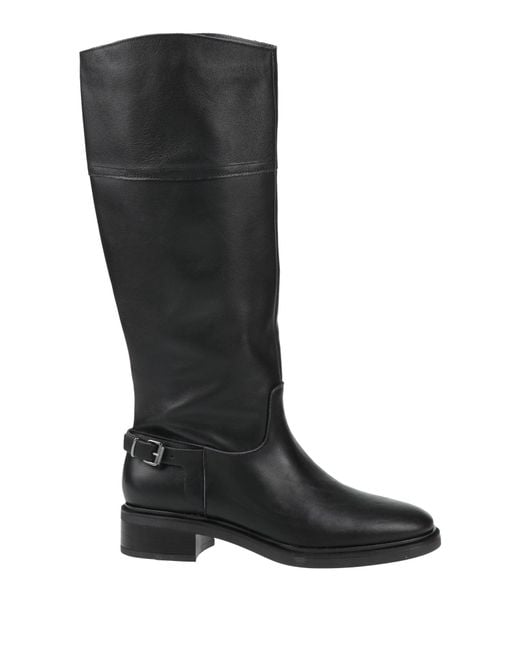 Divine Follie Black Boot Leather