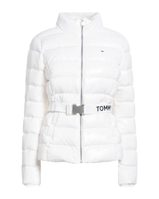 Tommy Hilfiger White Puffer Polyamide, Polyester, Elastane