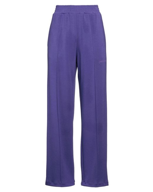 hinnominate Blue Pants Modal, Polyester, Elastane