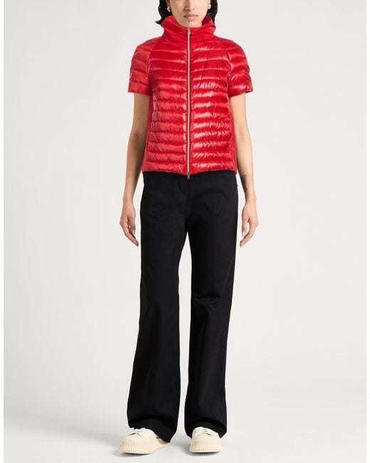 Herno Red Puffer Polyamide, Polyester