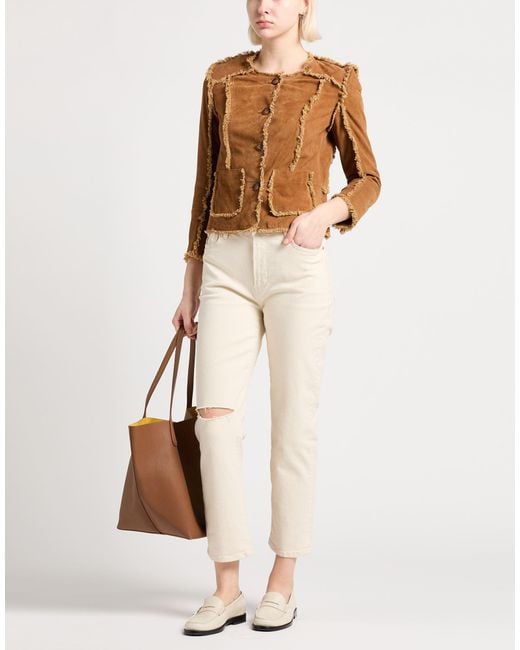 Bully Brown Jacket Leather