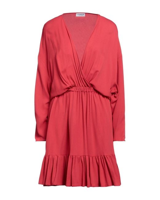 Dondup Red Mini Dress