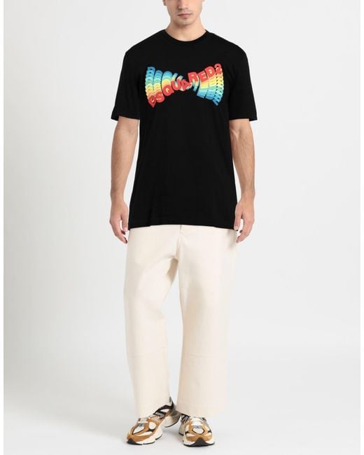 Camiseta DSquared² de hombre de color Black