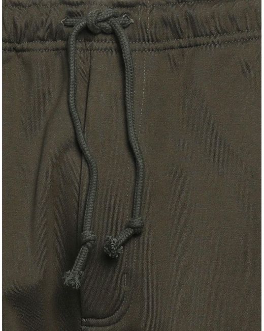 Y-3 Green Dark Shorts & Bermuda Shorts Cotton, Recycled Polyester for men