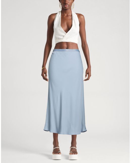 Calvin Klein Blue Midi-Rock