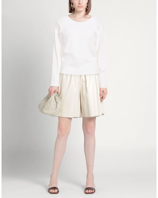 Furore White Sweater Viscose, Polyamide