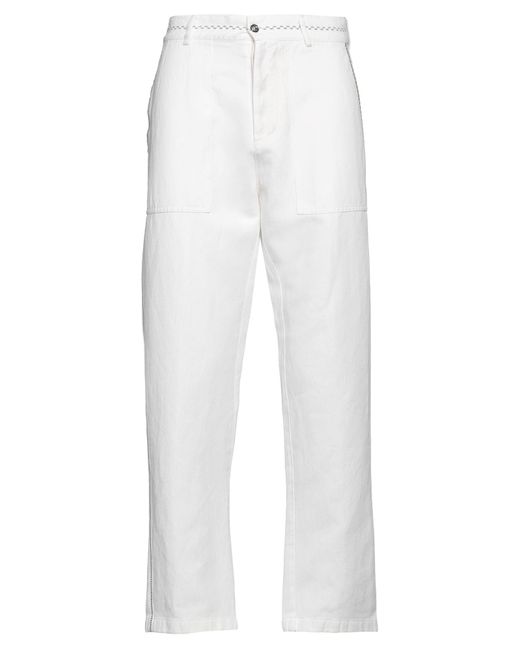 Nick Fouquet White Pants for men