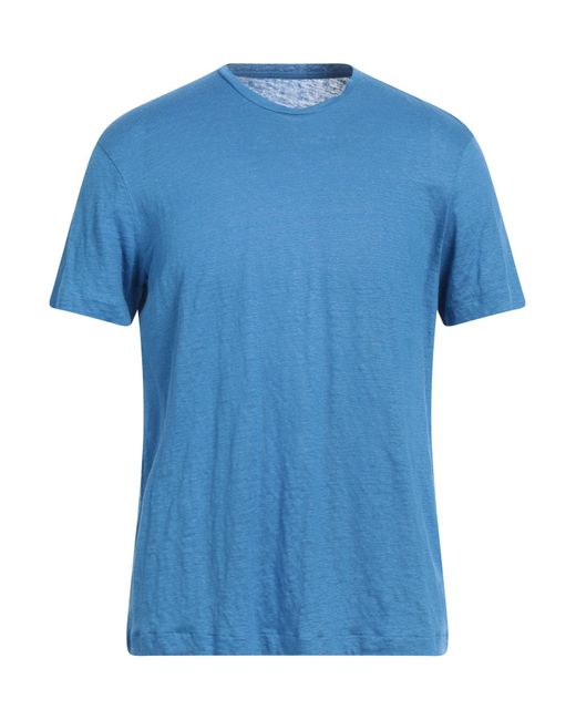 Majestic Filatures Blue T-shirt for men