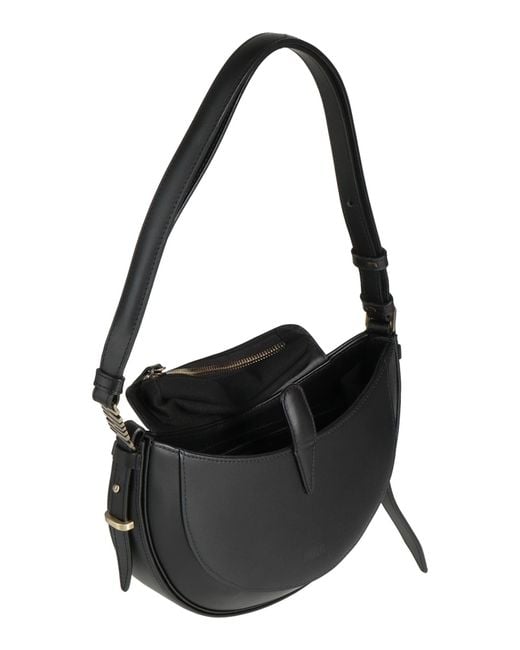 MANDÈL Black Shoulder Bag Leather