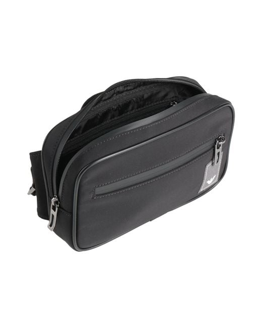 Emporio Armani Black Belt Bag for men