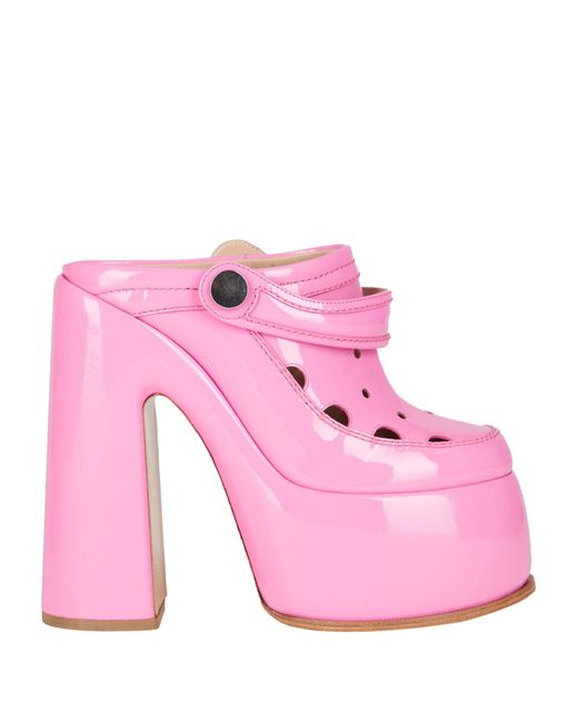 Casadei Pink Mules & Clogs