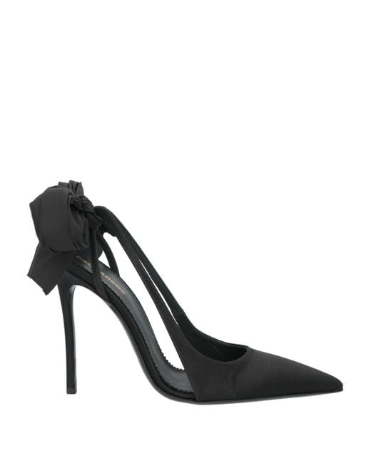 DSquared² Women's Black Pumps Textile Fibers