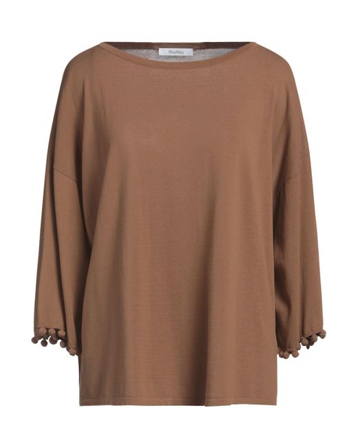 Max Mara Brown Pullover