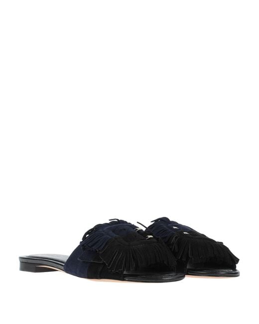 Tod's Black Sandals