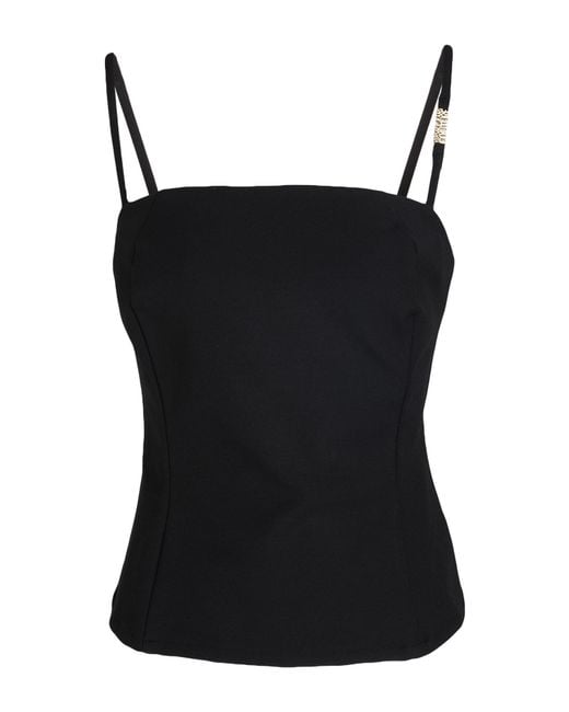 Versace Jeans Couture Black Top Viscose, Polyamide, Elastane