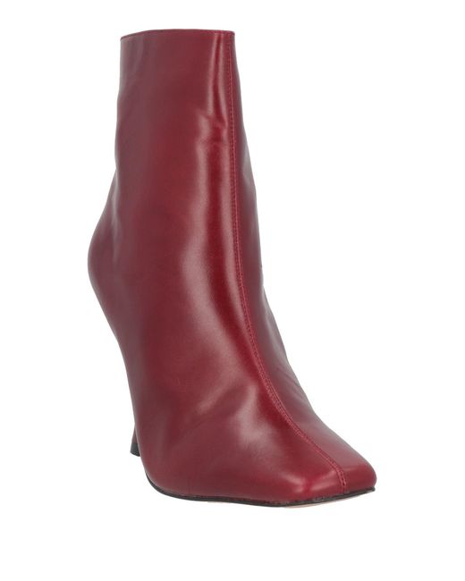 Kurt Geiger Red Ankle Boots
