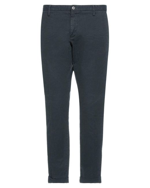 AT.P.CO Blue Midnight Pants Cotton, Elastane for men