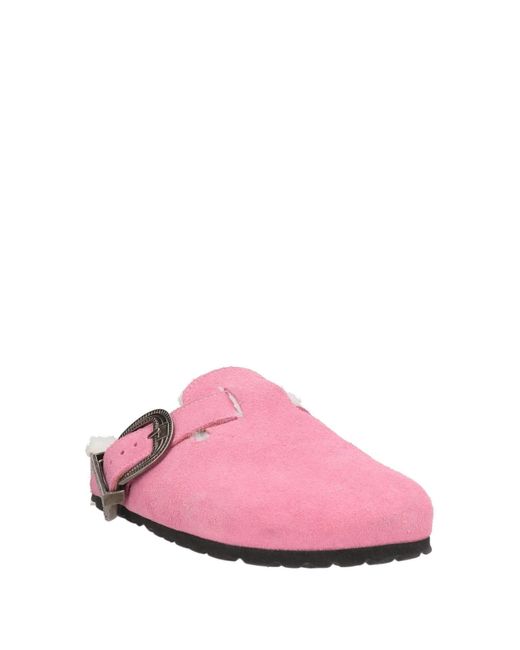 Taji Pink Mules & Clogs